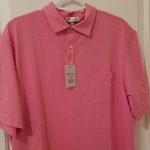 Peter Millar Mens short sleeve sport polo
